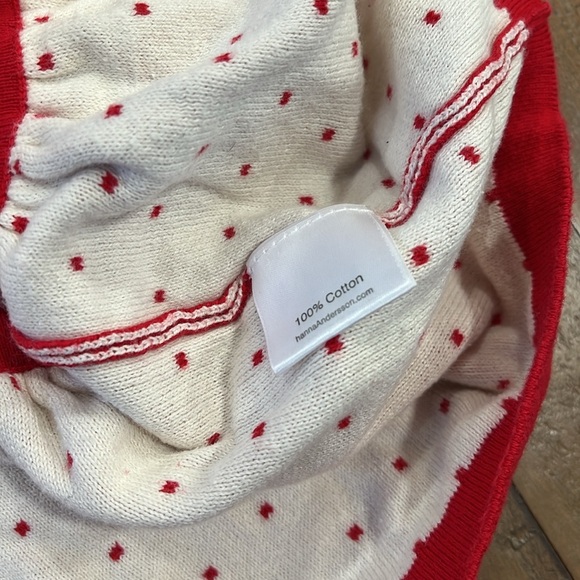 Hanna andersson fairisle snowflake drop waist sweater dres - Picture 4 of 5